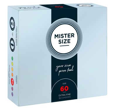 Mister Size 60mm pack of 36